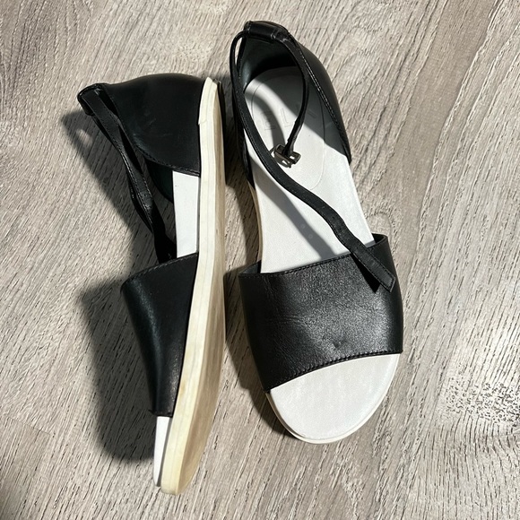 ELK SANDALS UPPER NAVY BLUE LEATHER SIZE 36 - Picture 3 of 7